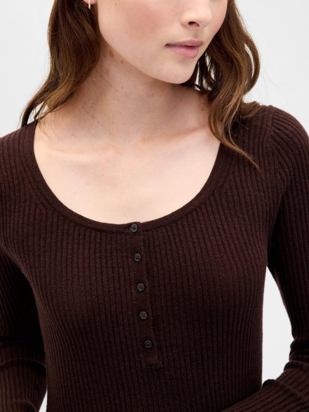 CashSoft Rib Mini Sweater Dress - Picture 4 of 5